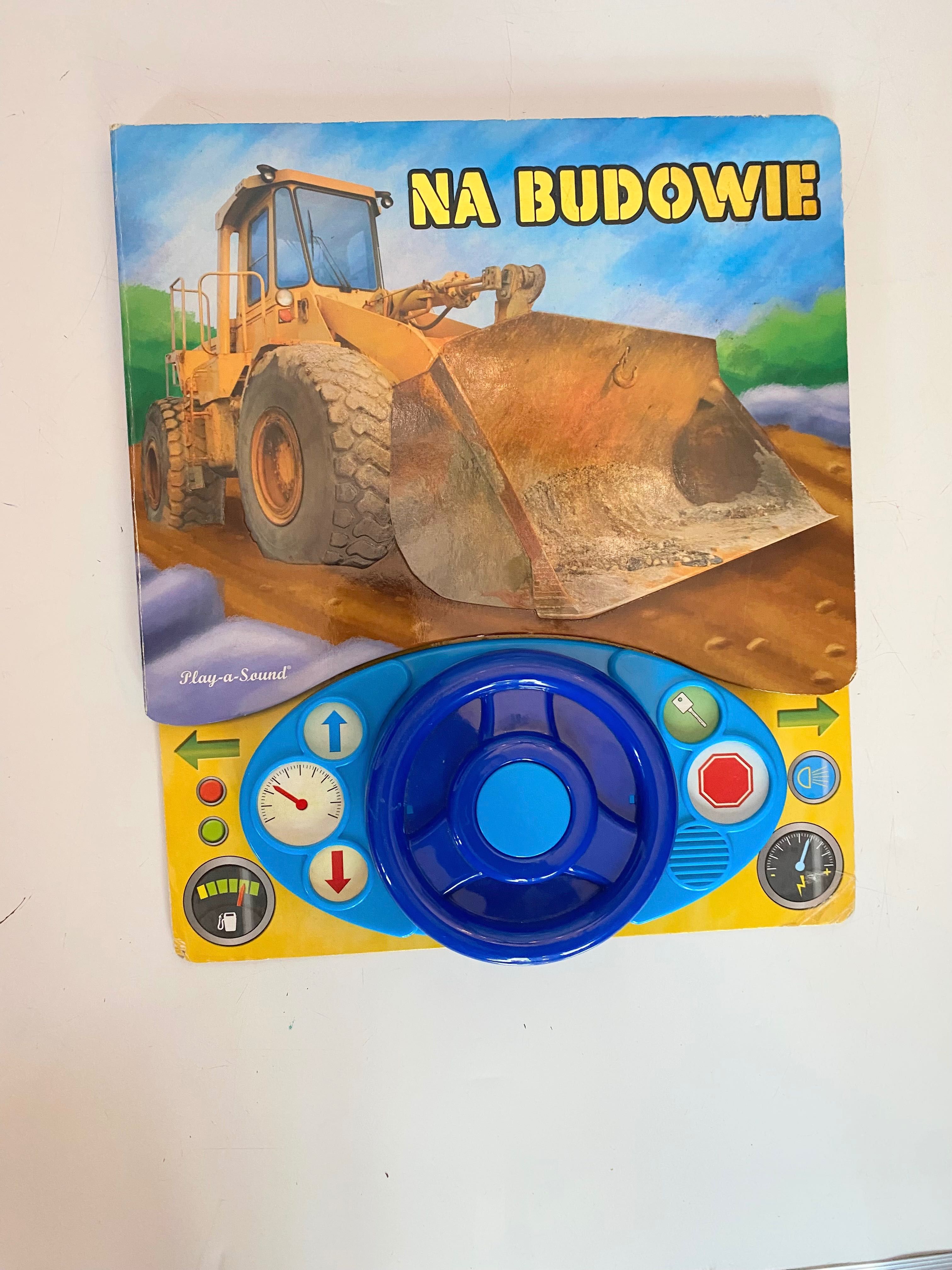 Na budowie. Książka dźwiękowa z kierownicą INTERAKTYWNA