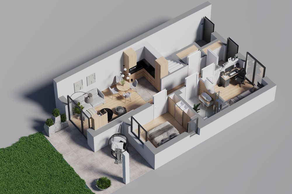 Dębica | centrum | 3 pokoje z ogródkiem | PRZEDSPRZEDAŻ II ETAP |