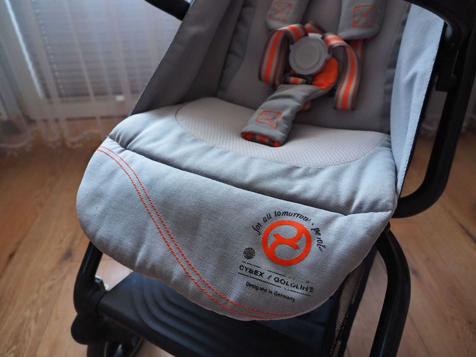 Wózek spacerówka Cybex Eezy S+2 szary jak nowy kompaktowy do samolotu