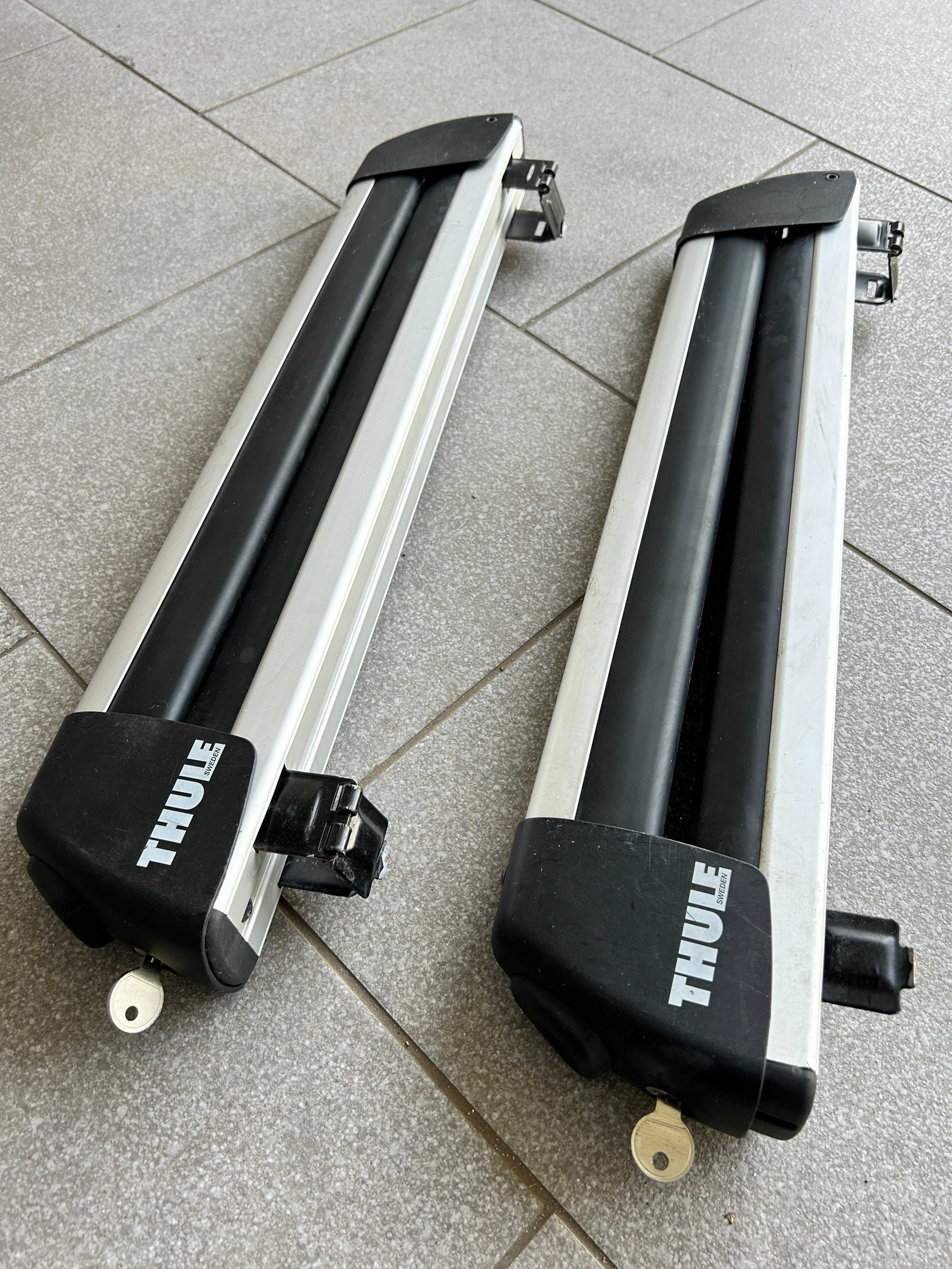 Bagażnik Thule Deluxe 726 narty/snowboard z 2 zamkami i 2 kluczykami