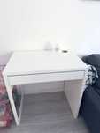 Biurko białe micke Ikea małe