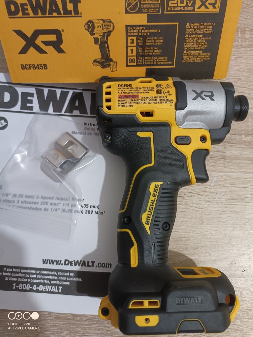 Dewalt dcf845 20V MAX brushless impact driver