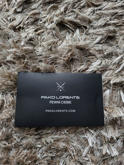 Karta Podarunkowa Pako Lorente 1400zł garnitur marynarka koszula