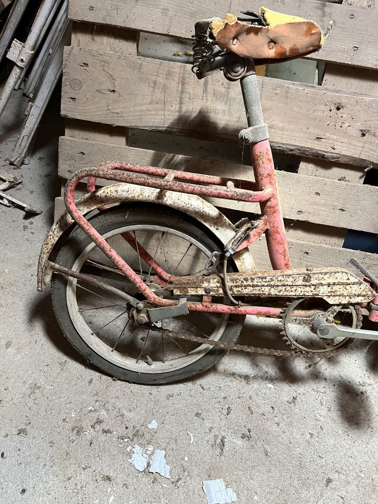 Bicicleta Esmaltina Tininha dobrável 1978