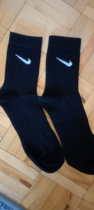 Skarpety Nike białe, czarne nowe