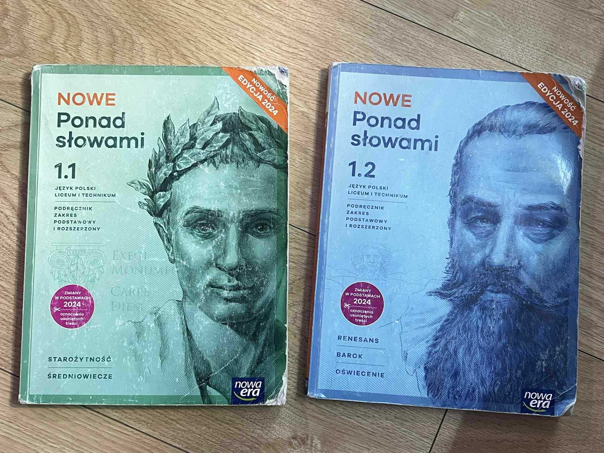NOWE Ponad słowami 1.1 i 1.2