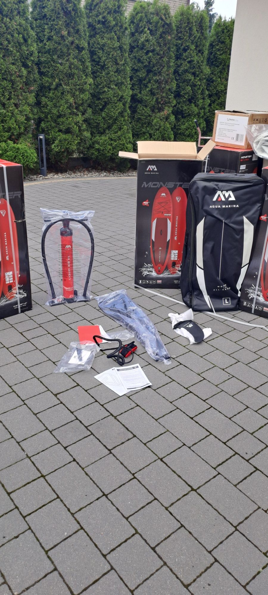 SUP 366cm  Aqua Marina Monster Bt 21   Całe komplety nowe fv Gwarancja