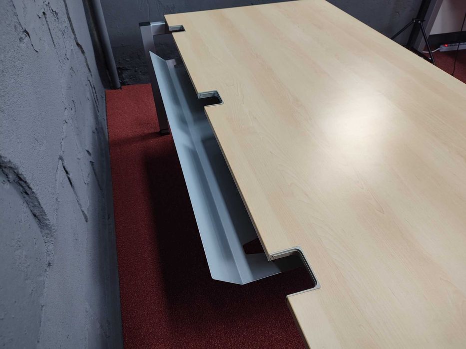 Biurko 160x80cm HOME OFFICE brzoza regulacja wysokości wysoka jakość