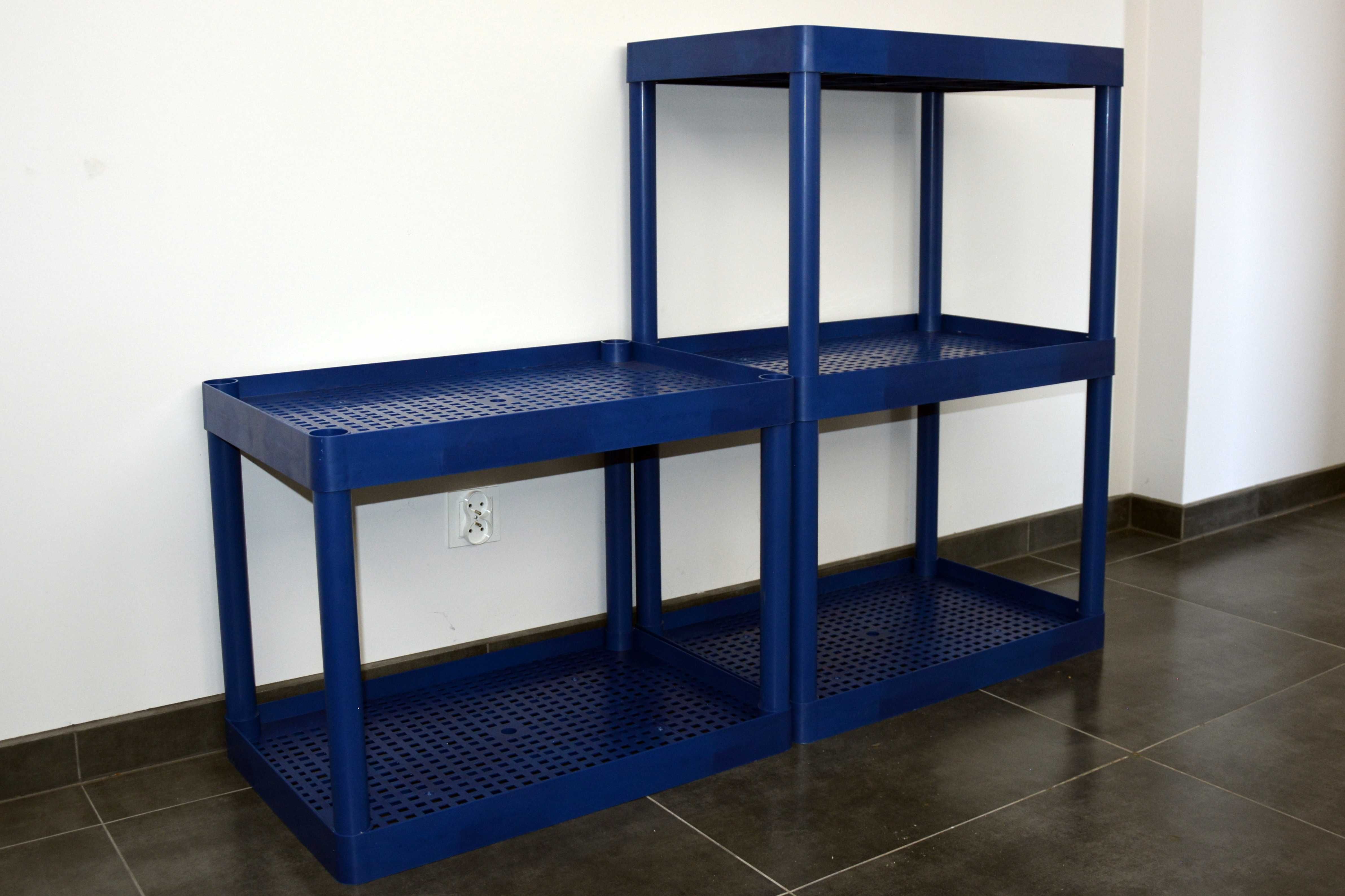 Regał Uniwersalny z PCV [188 x 66 x 45 cm] GRANAT Do Garażu Do Piwnicy