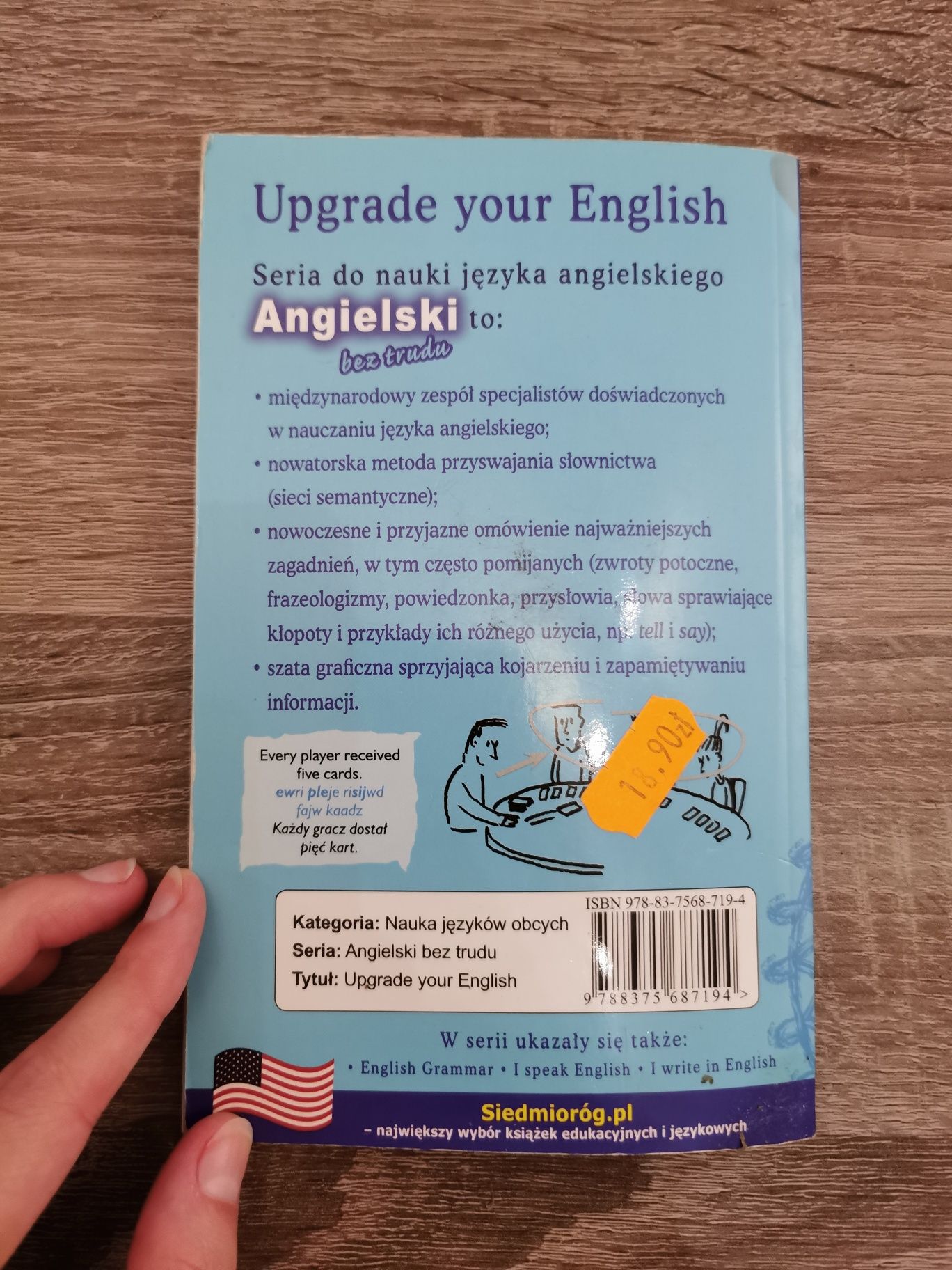 Książka do nauki angielskiego Angielski Bez Trudu Upgrade Your English