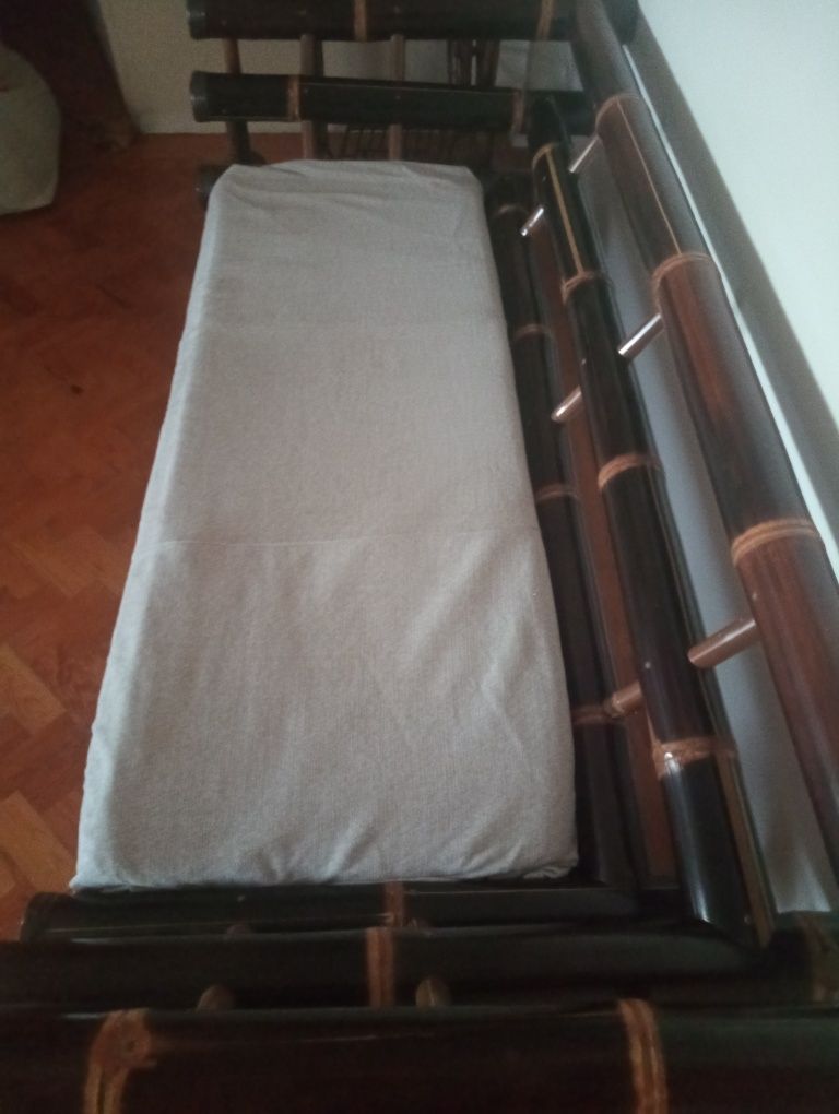 Sofá em bambu típico de Bali