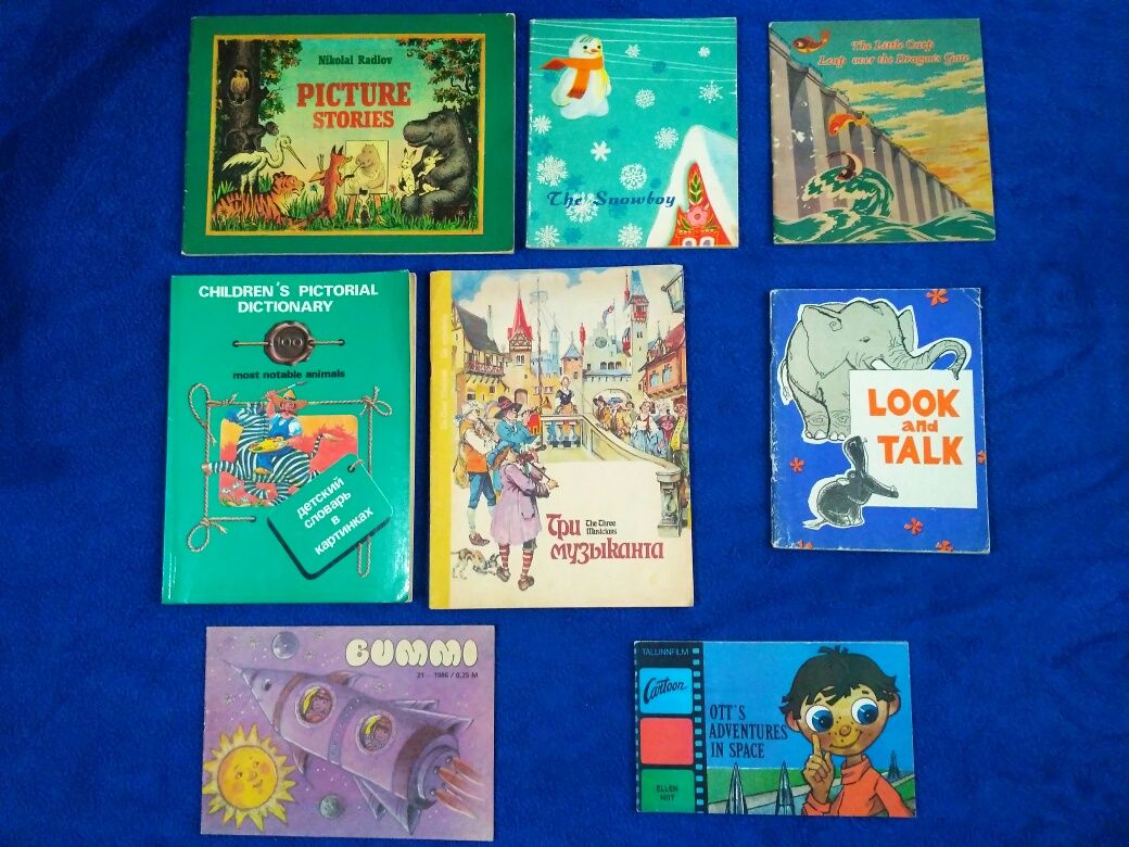 Дитячі книги на англійській, французській, польській, німецькій та ін