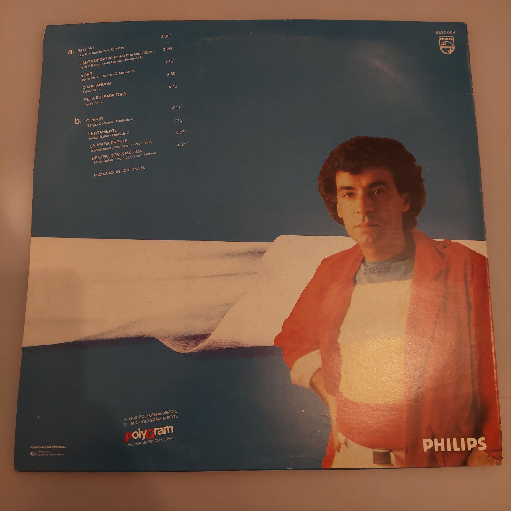 Disco Vinil LP Paulo De Carvalho - Cabra Cega