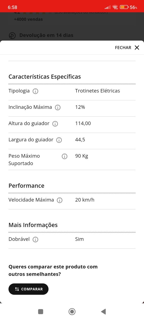 Trotinetes para venda