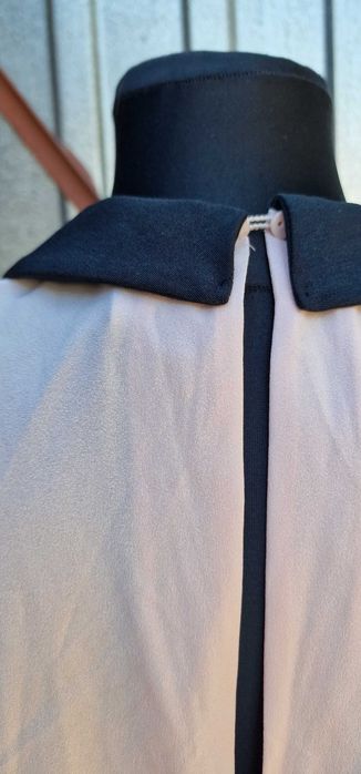 Stradivarius elegancka bluzka bez rękawów pudrowy róż M