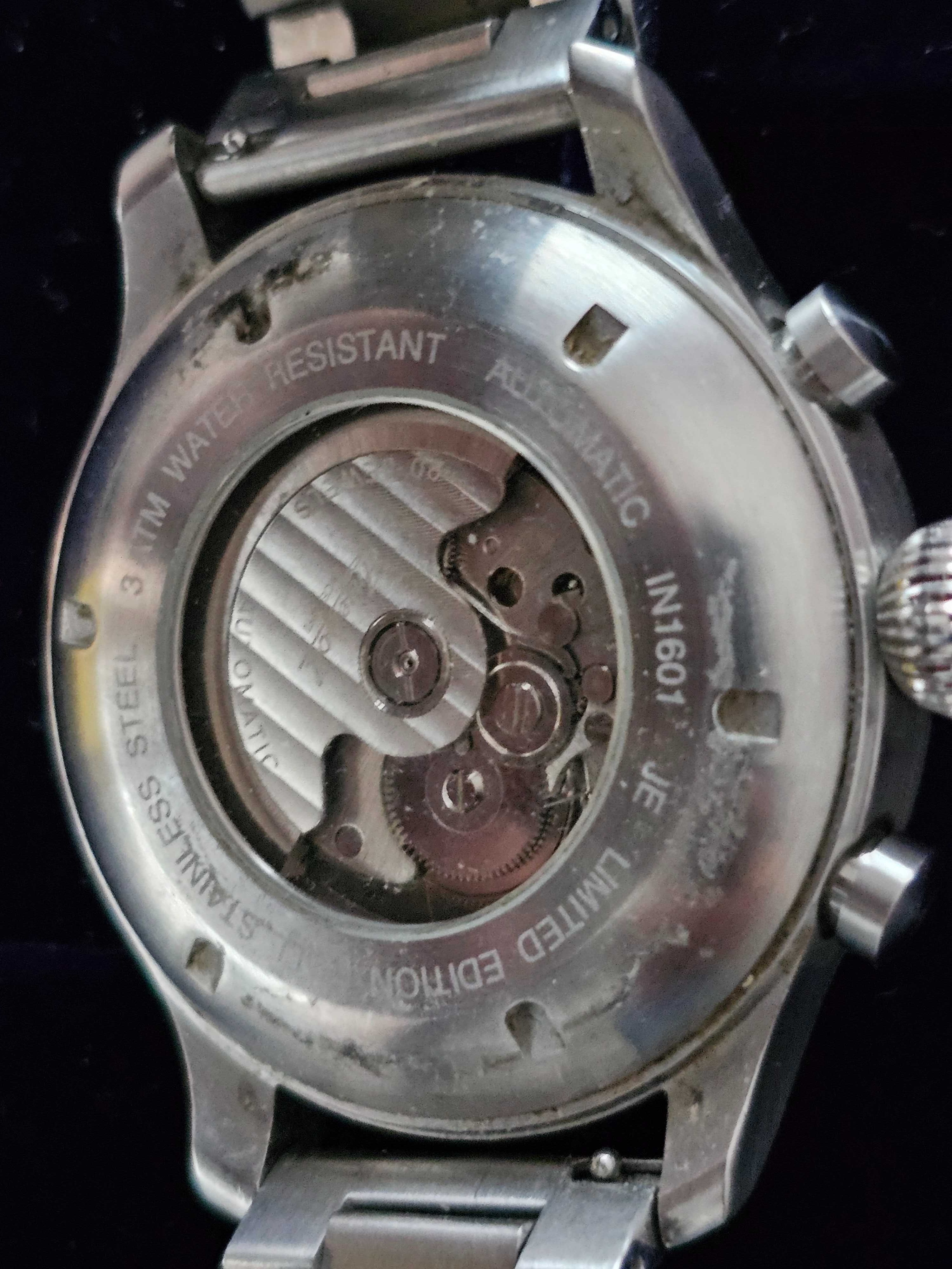 Relogio Ingersoll Conometro Automatico Serie Edicao Limitada Em Aco