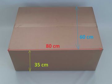Kartony karton pudła 5 warstw duże 80 cm x 60 cm 35 cm wytrzymałe