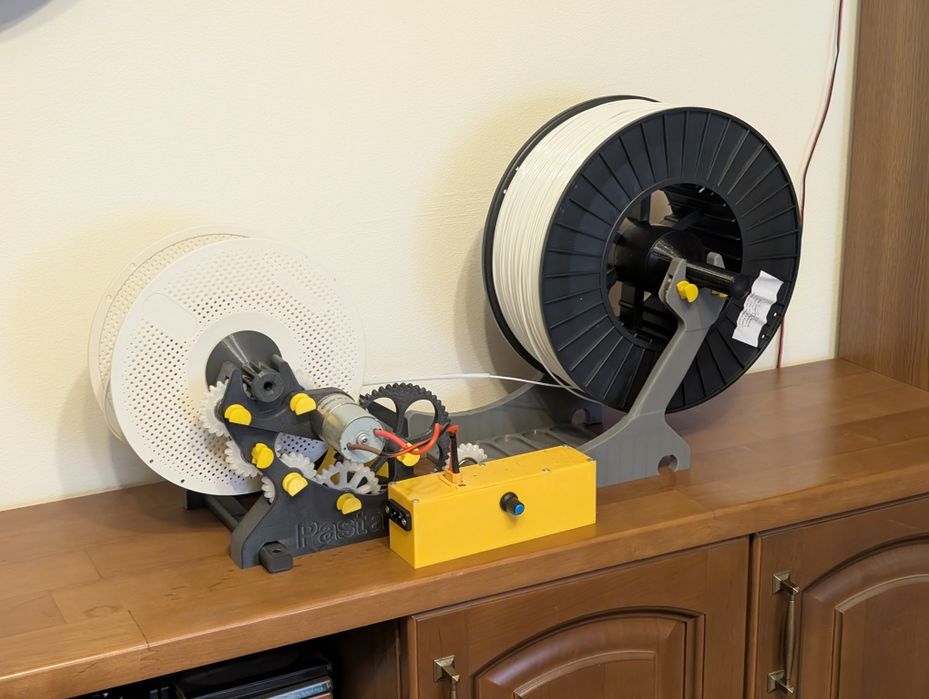 Перемотувач котушок 3d пластику Spool rewinder