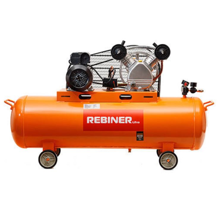 Компресор двоциліндровий Rebiner 120 л РОЗПРОДАЖ