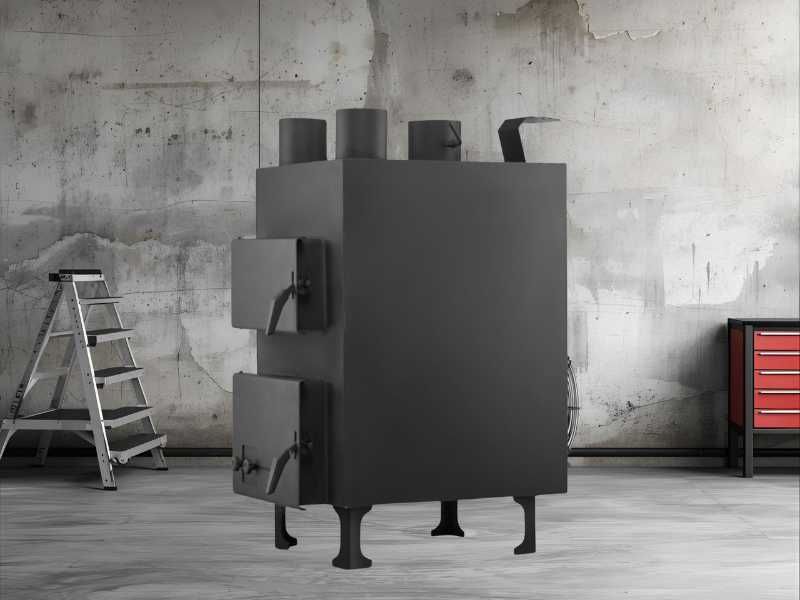 Piec nadmuchowy z nadmuchem dmuchawa HIGHER o mocy 20 kW ECODESIGN