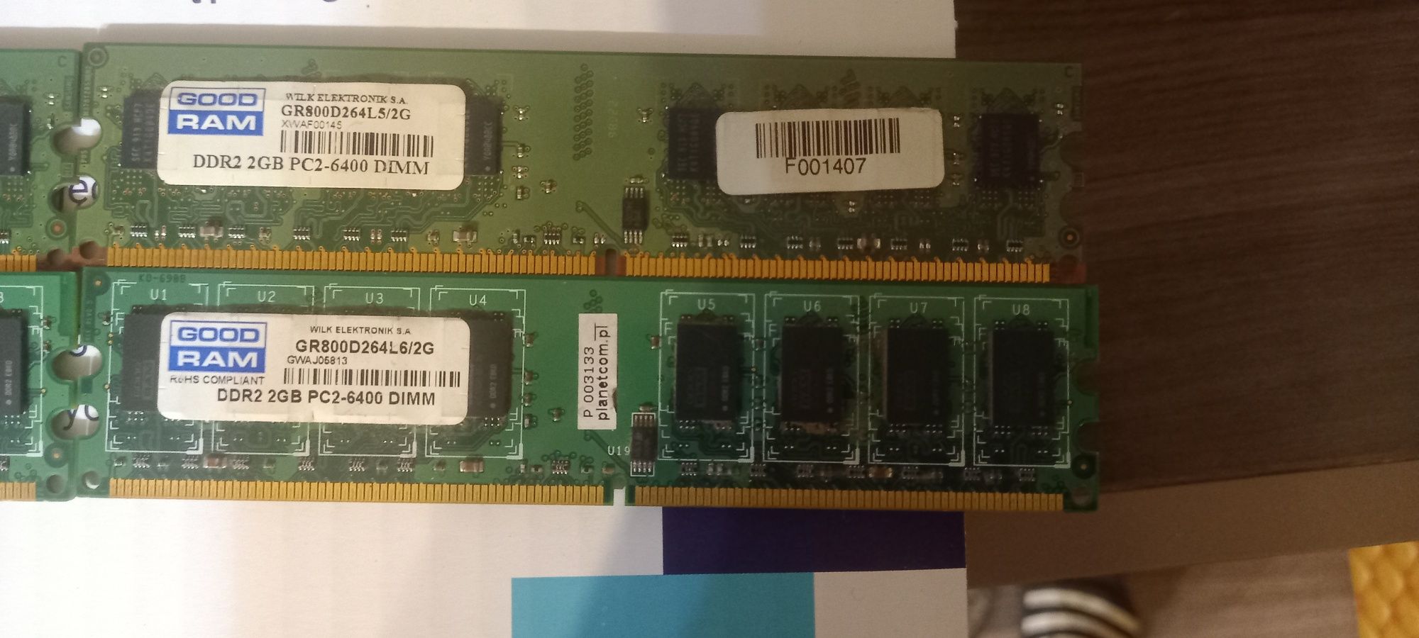 Godram 4x2gb  ddr2
