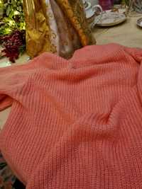 Swetr rozowy cieply