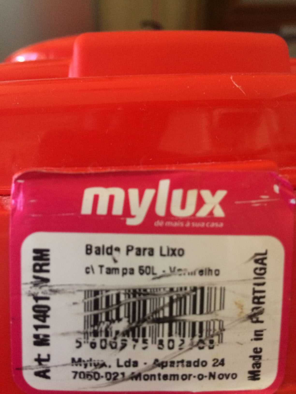 Balde Lixo 50 L - Novo