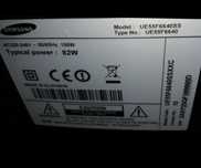 Smart tv samsung 55 , 3D. Para reparação ou peças