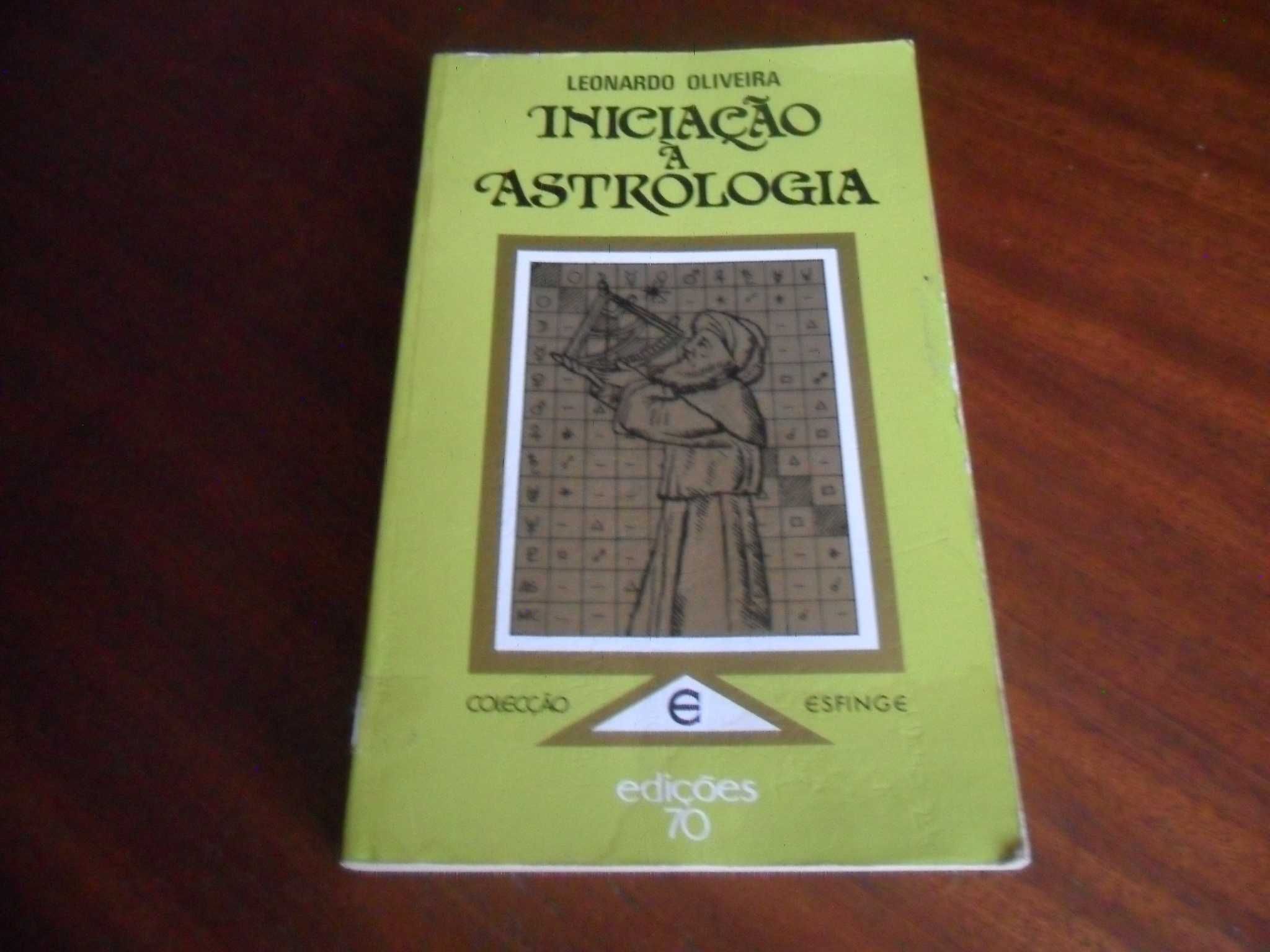 "Iniciação à Astrologia" de Leonardo Oliveira - Edição de 1989
