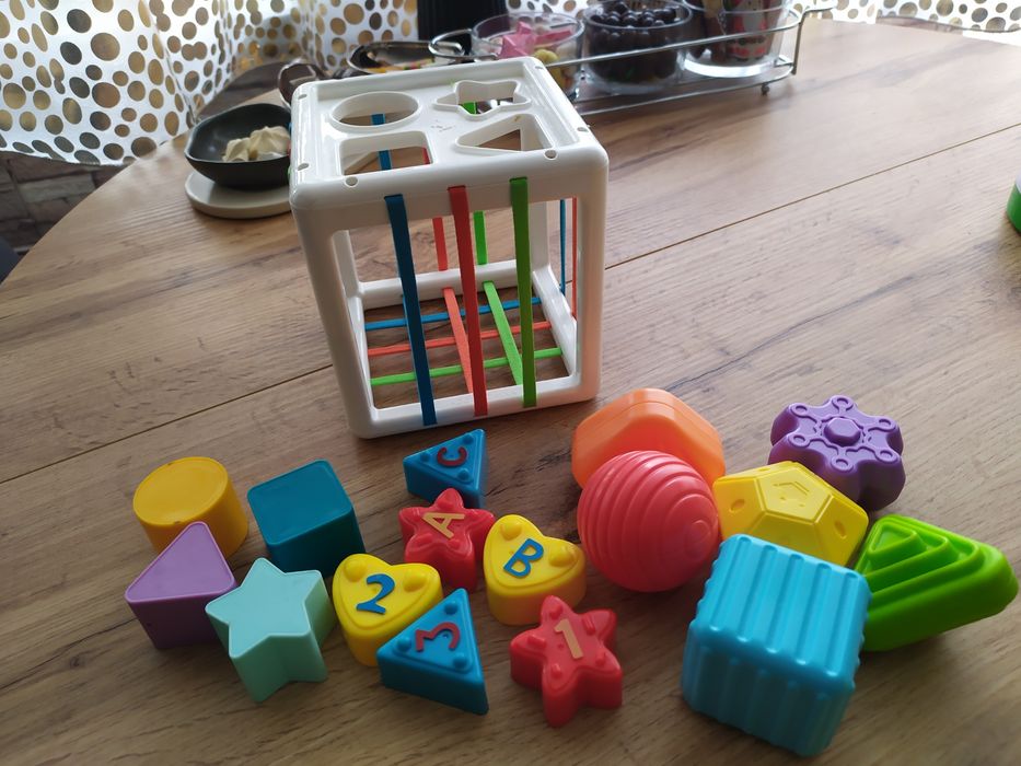Kostka sorter gumka kształty