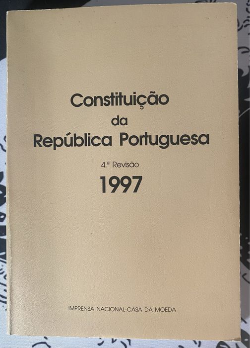 Livro- Constituição da República Portuguesa