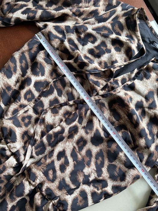 Сукня плаття літнє леопард принт нове S M