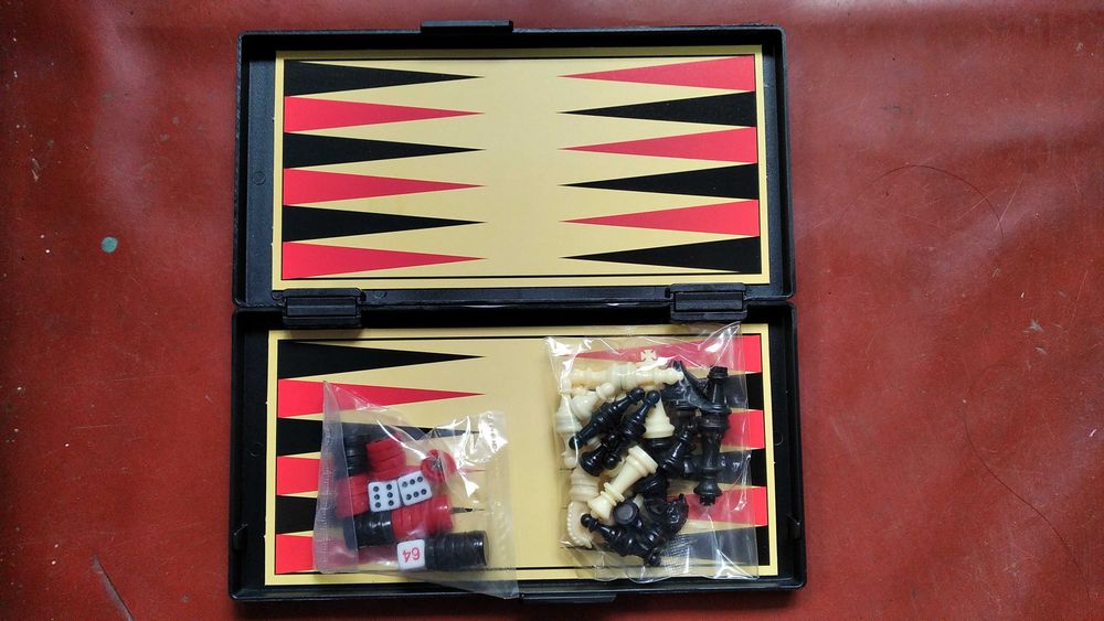 Новый набор 3в1 Шахматы,шашки,нарды. Дорожный