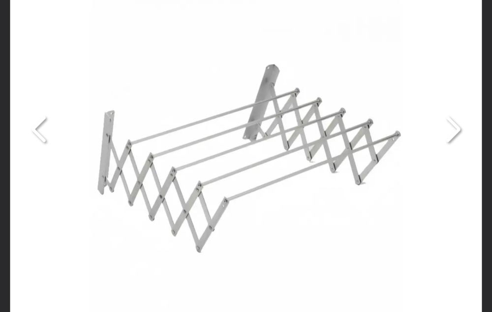 Сушарка для одягу настінна розсувна (80*70*26.5)