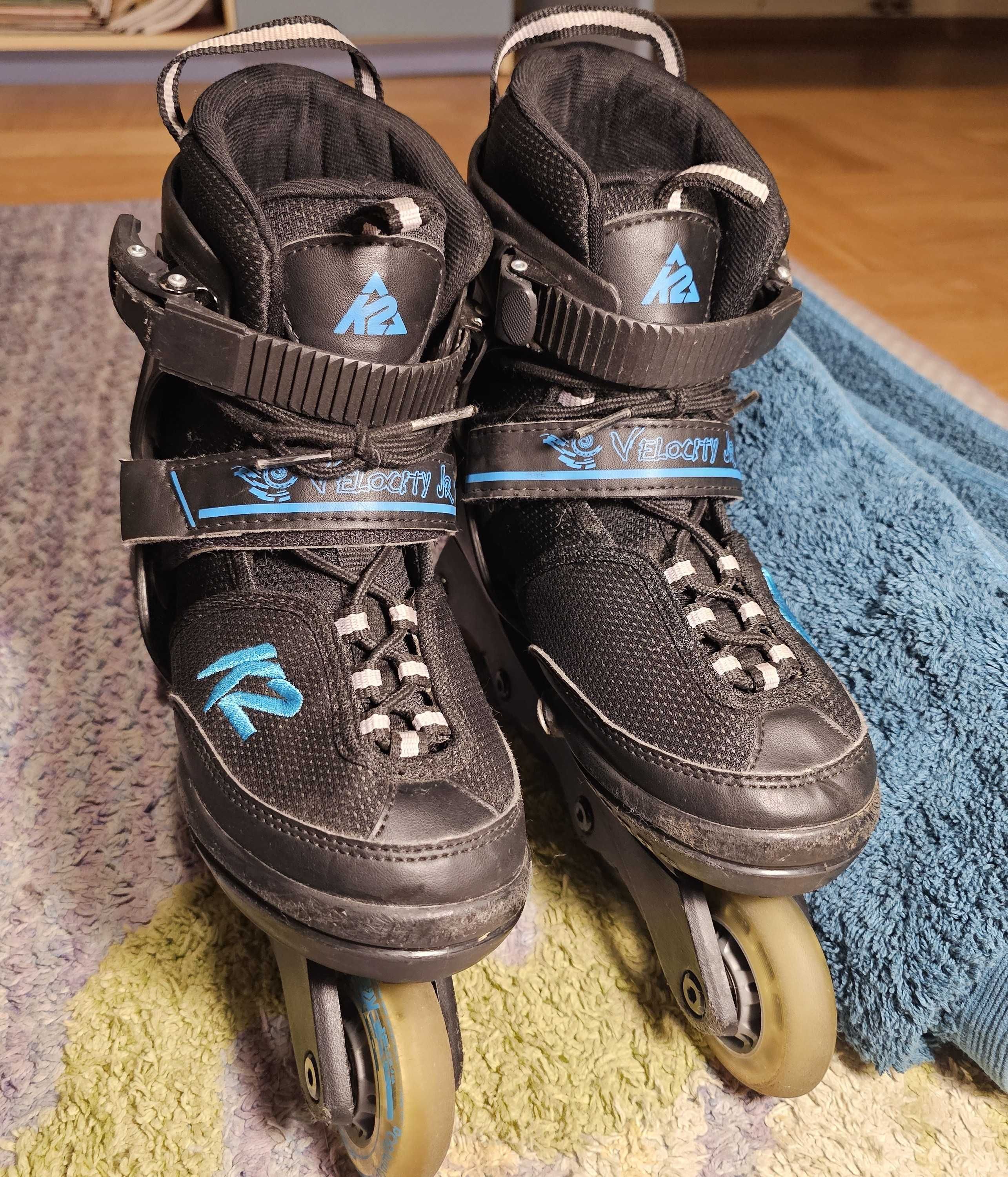 Rolki dziecięce K2 Velocity JR Boy (regulowane rozmiar EUR 32-37)