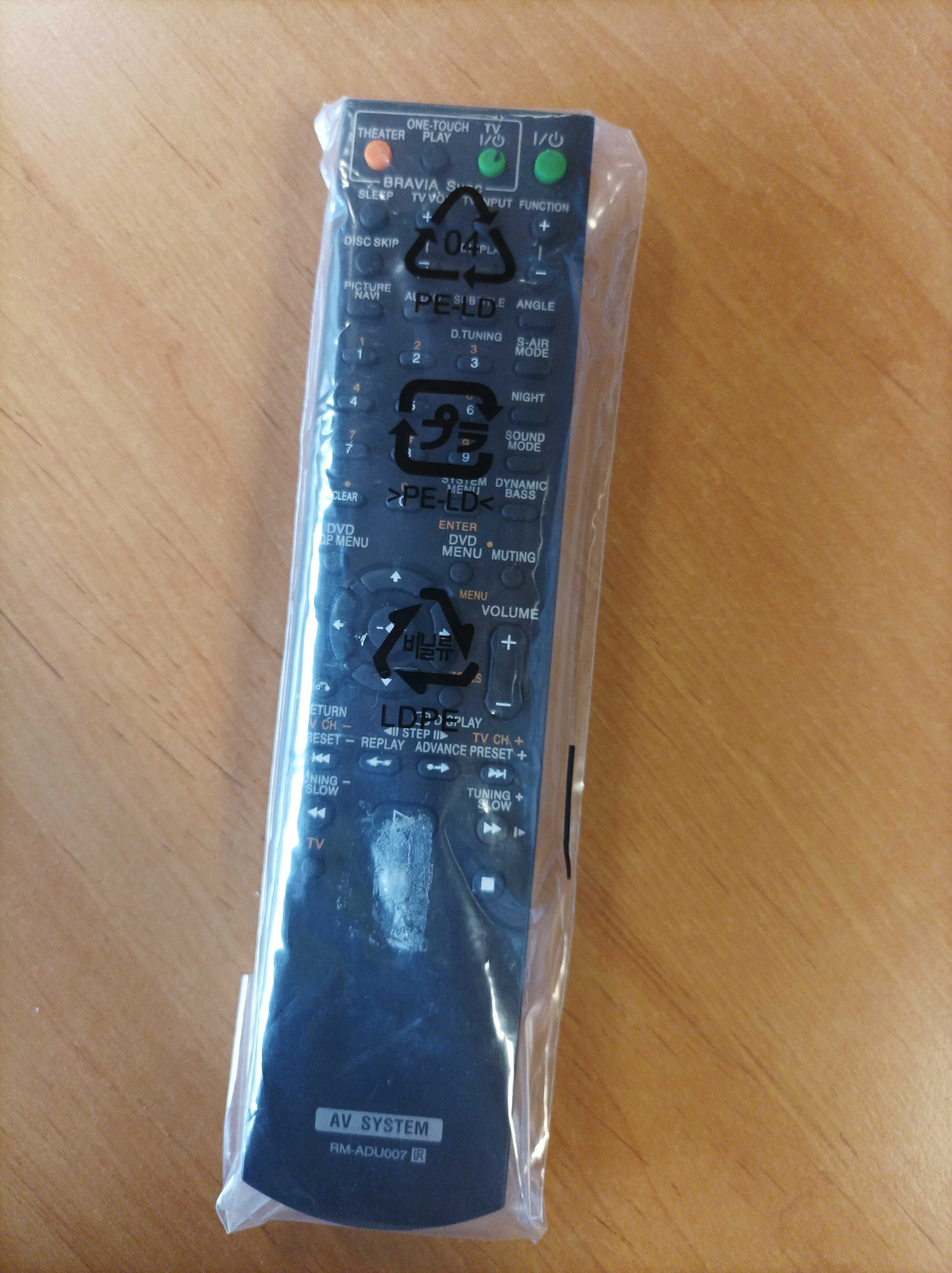 Comando Remoto Sony - Amplificador Av System -RM-ADU007