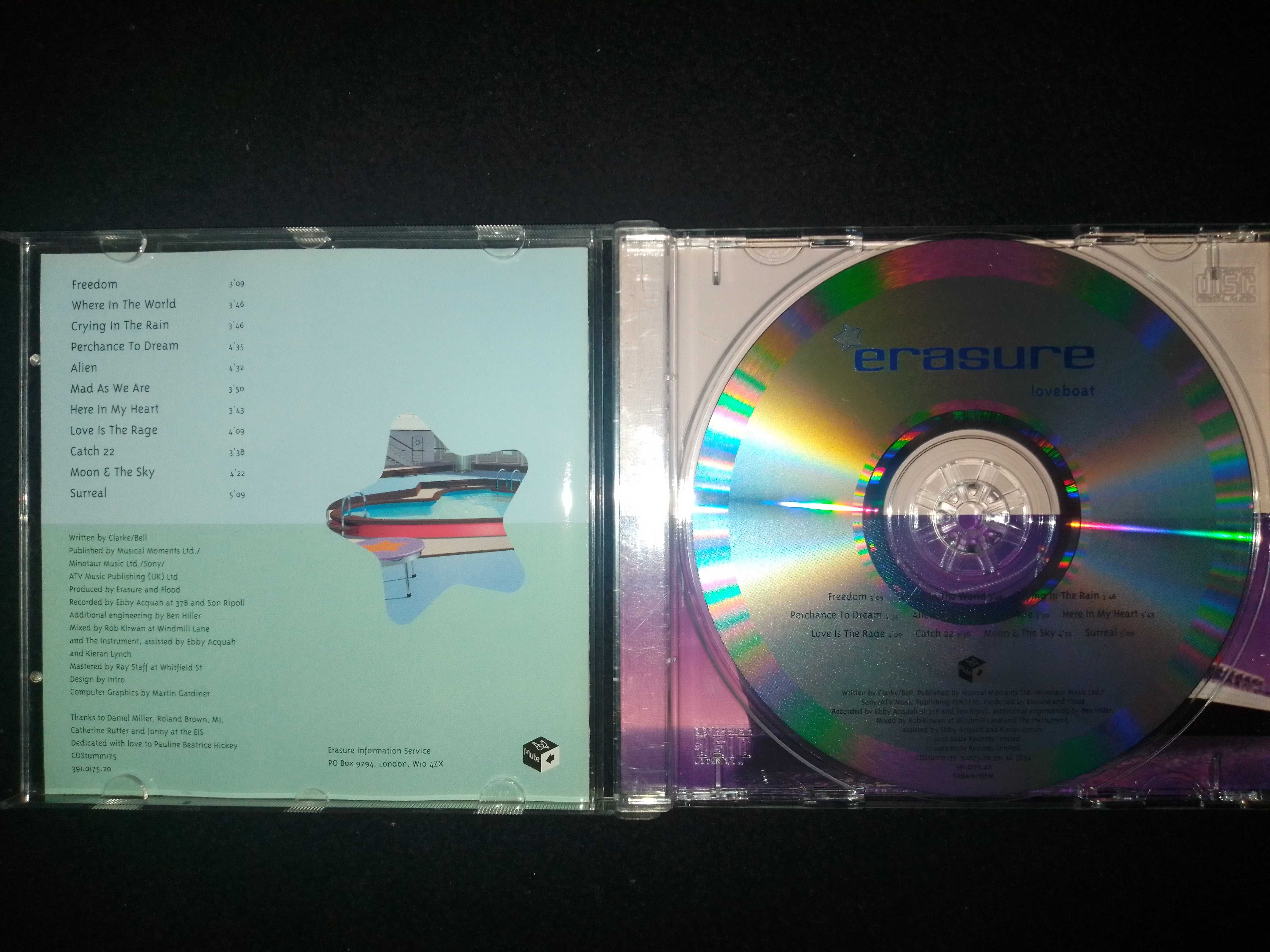 Erasure "Loveboat" фирменный CD.