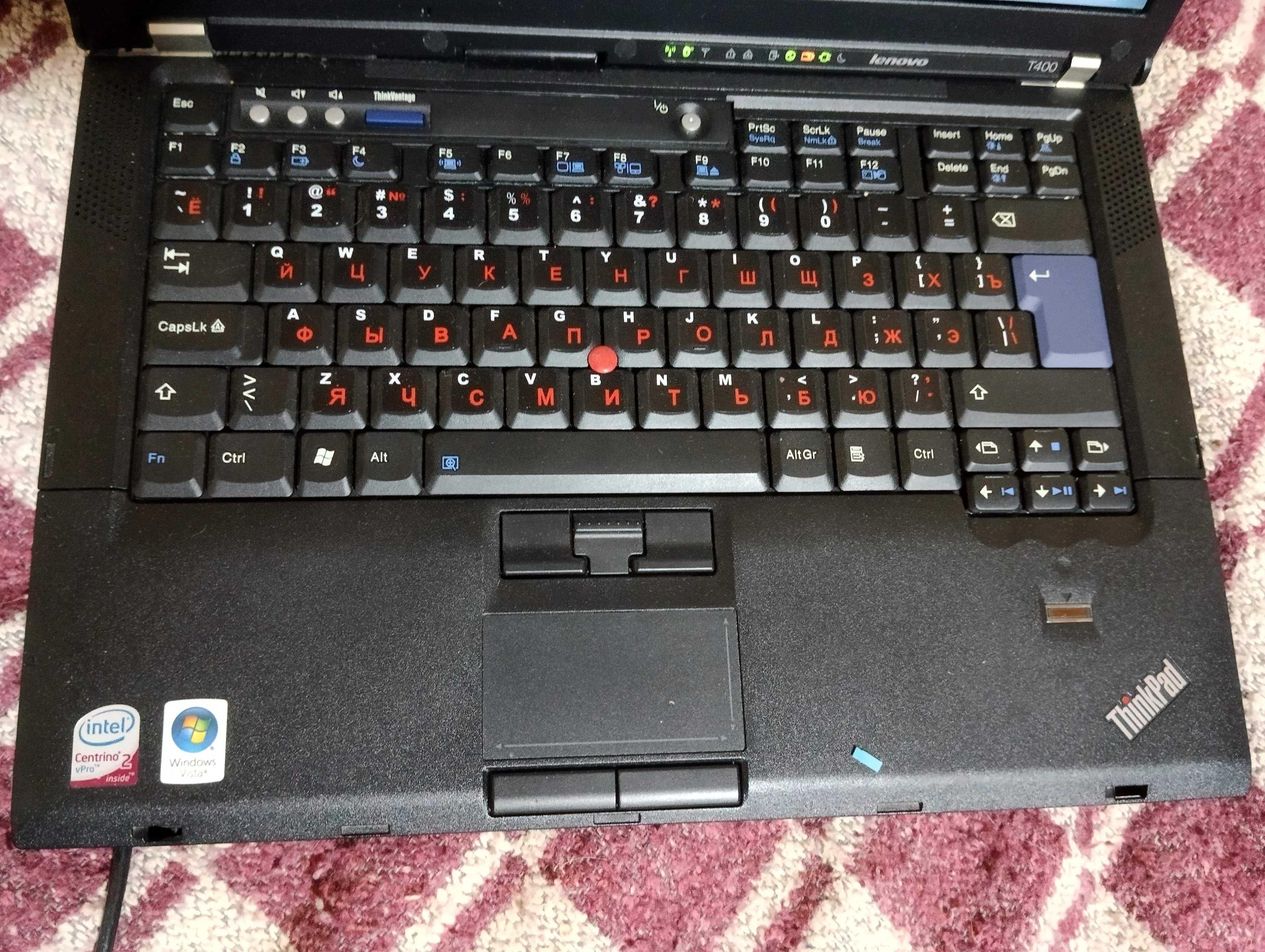 Продам ноутбук Lenovo ThinkPad T400