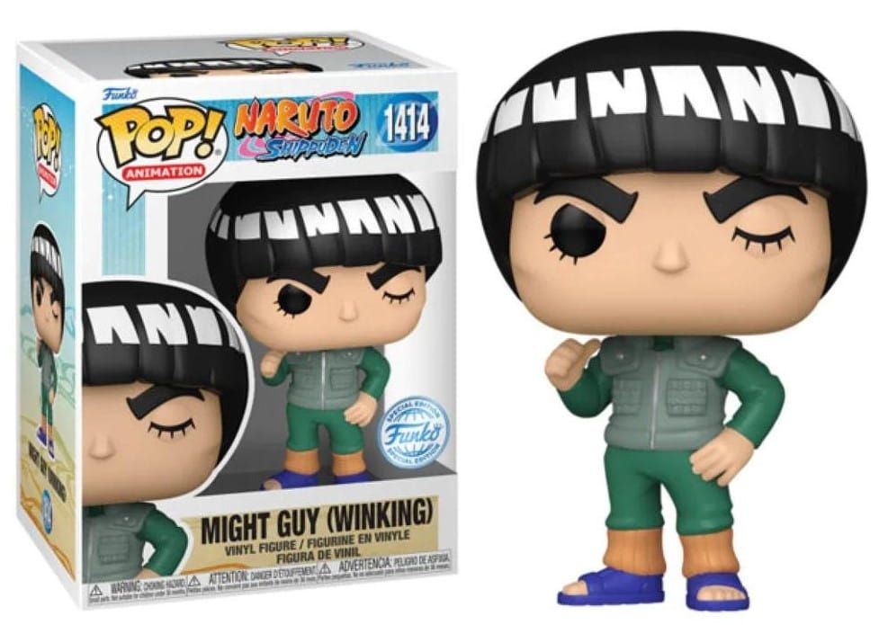 Funko POP Naruto 1414 Might Guy (winking) Special Edition