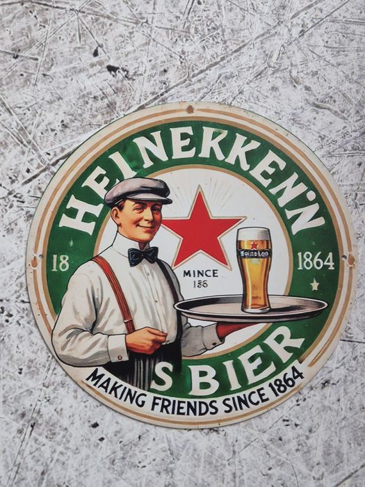 Metalowa tablica Heineken nowa