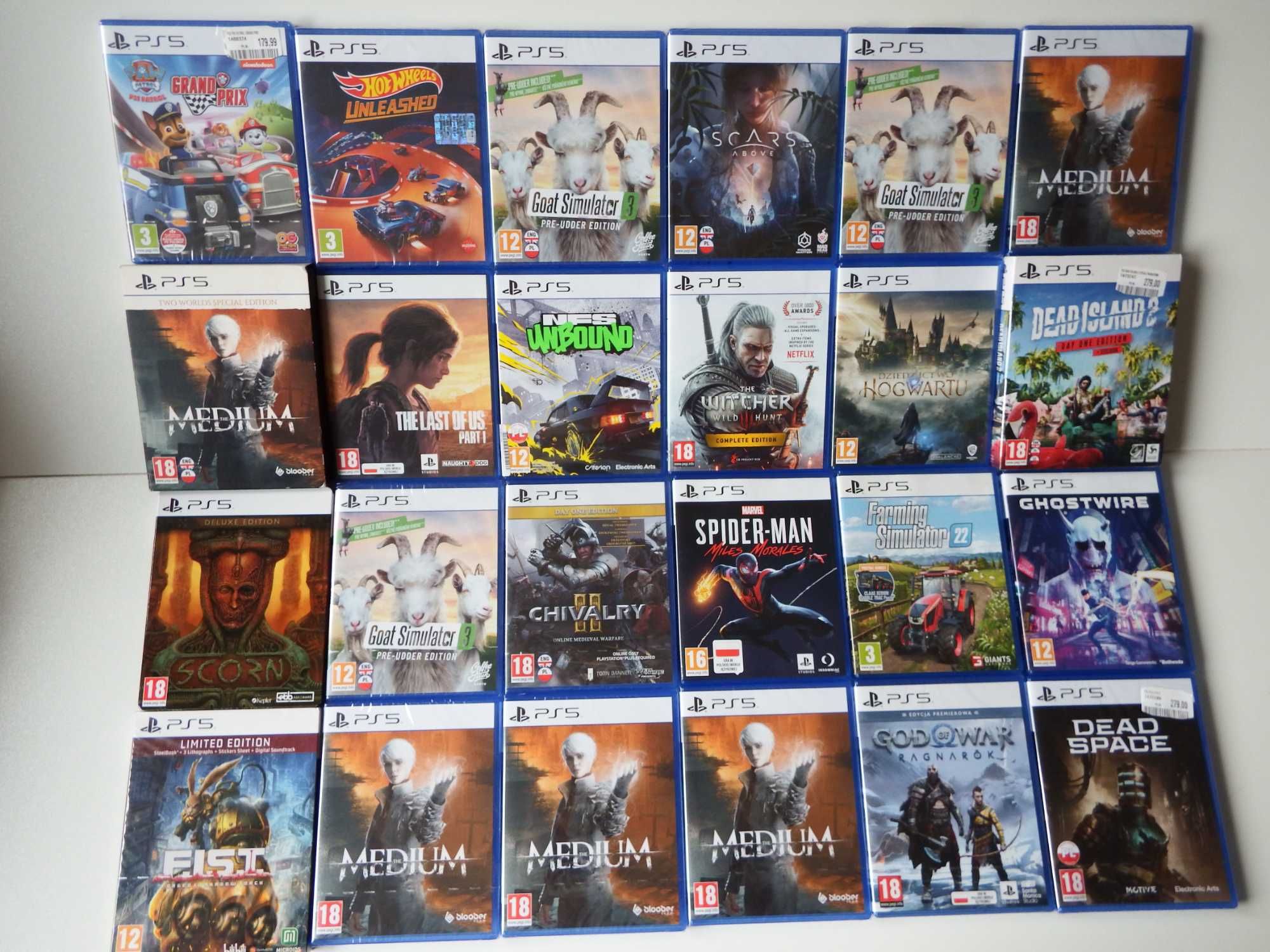 GRY PS5 GOSTYNIN największy wybór WIEDŹMIN 3 edycja FULL !