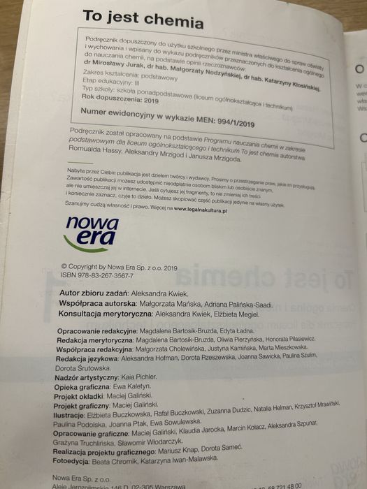 To jest chemia 1 plus karty pracy 1