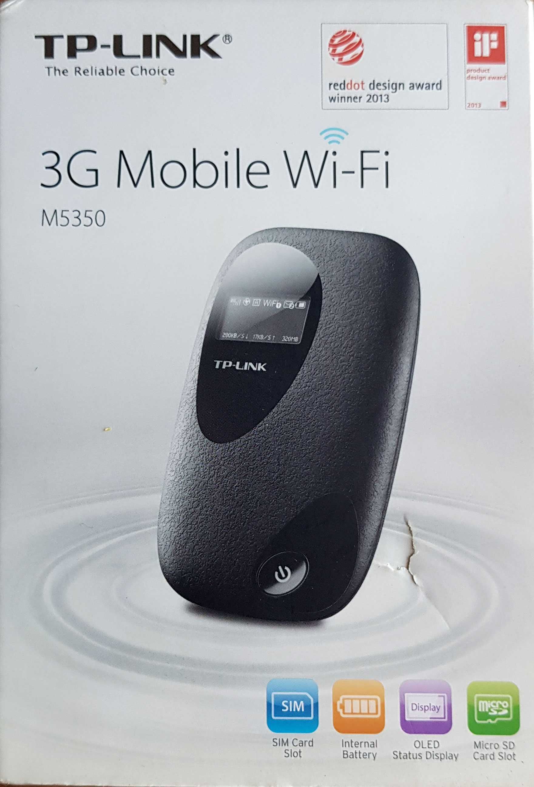 3G Mobile WIFI HotSpot Router TP-Link M5350