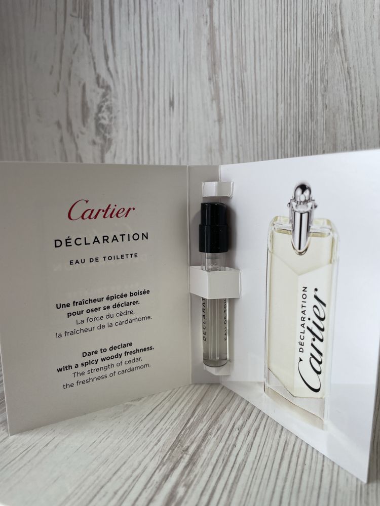 Declaration de Cartier edt 1.5 ml, оригінал