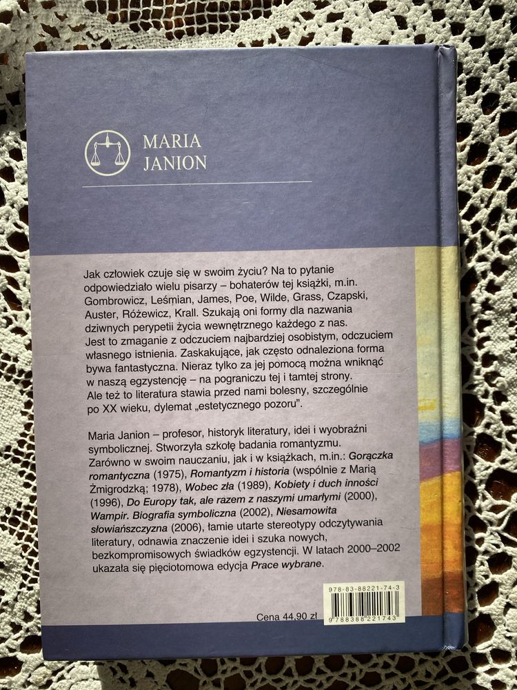 Żyjąc tracimy życie, Maria Janion