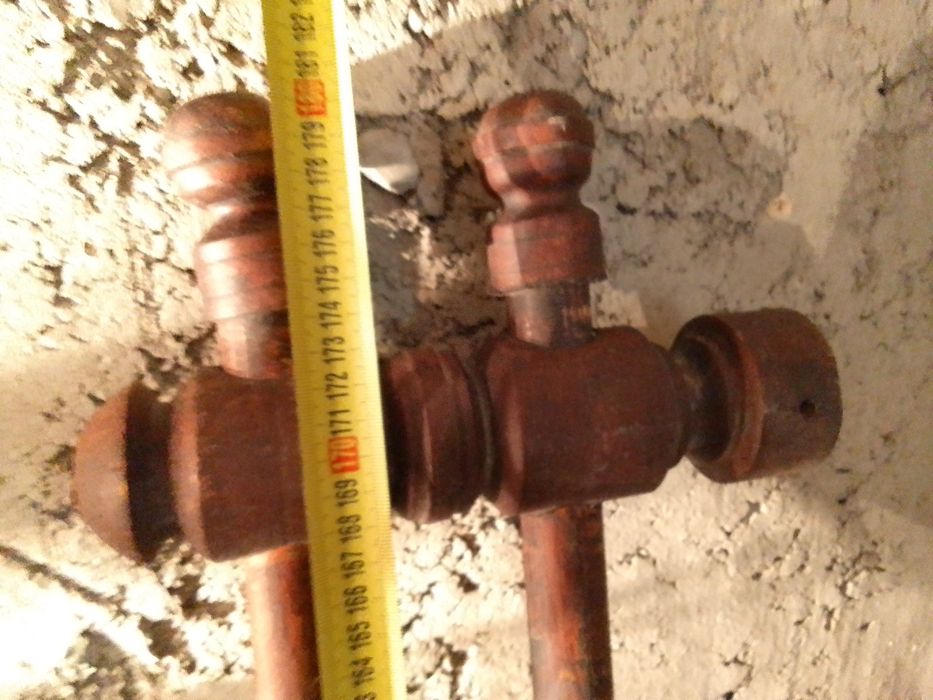 Karnisz drewniany podwójny