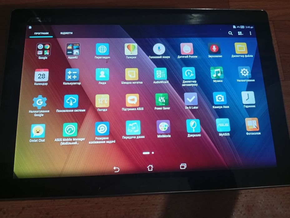 Продам планшет ASUS PO21