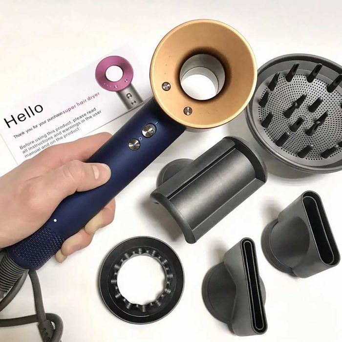 Фен Dyson supersonic HD08 (Prussian Blue/Rich Copper)