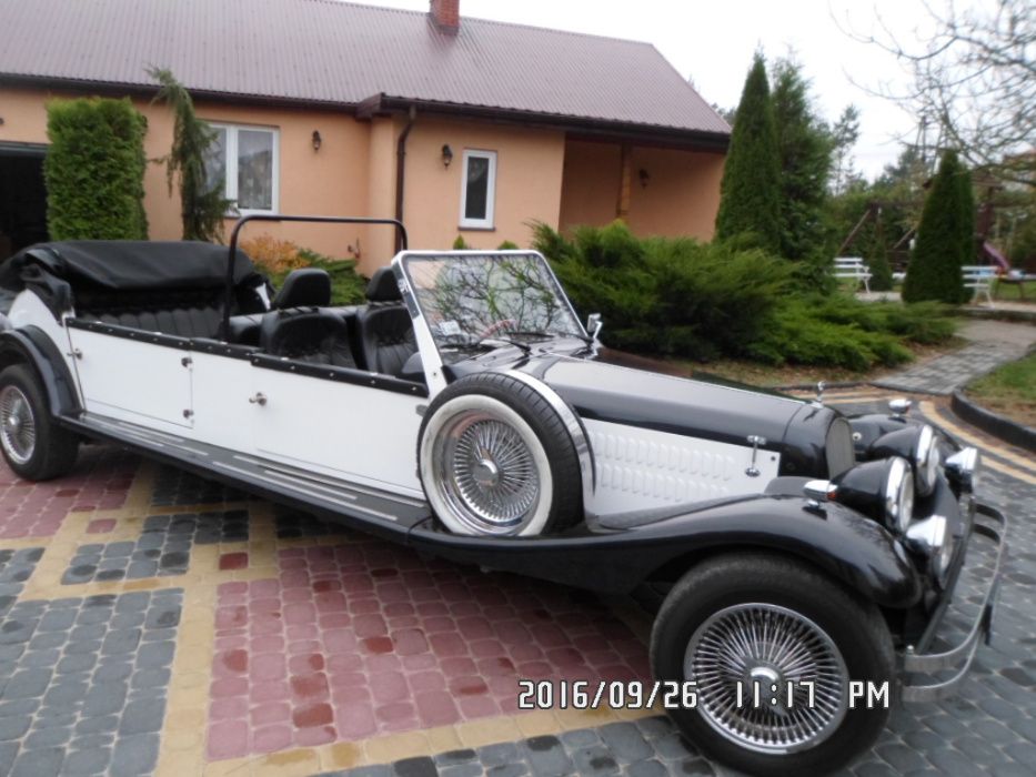 auto samochód mercedes do ślubu