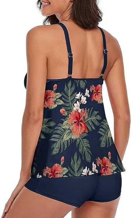 Nowy kostium kąpielowy / strój / tankini / bluzka / majtki !XL! !B341!